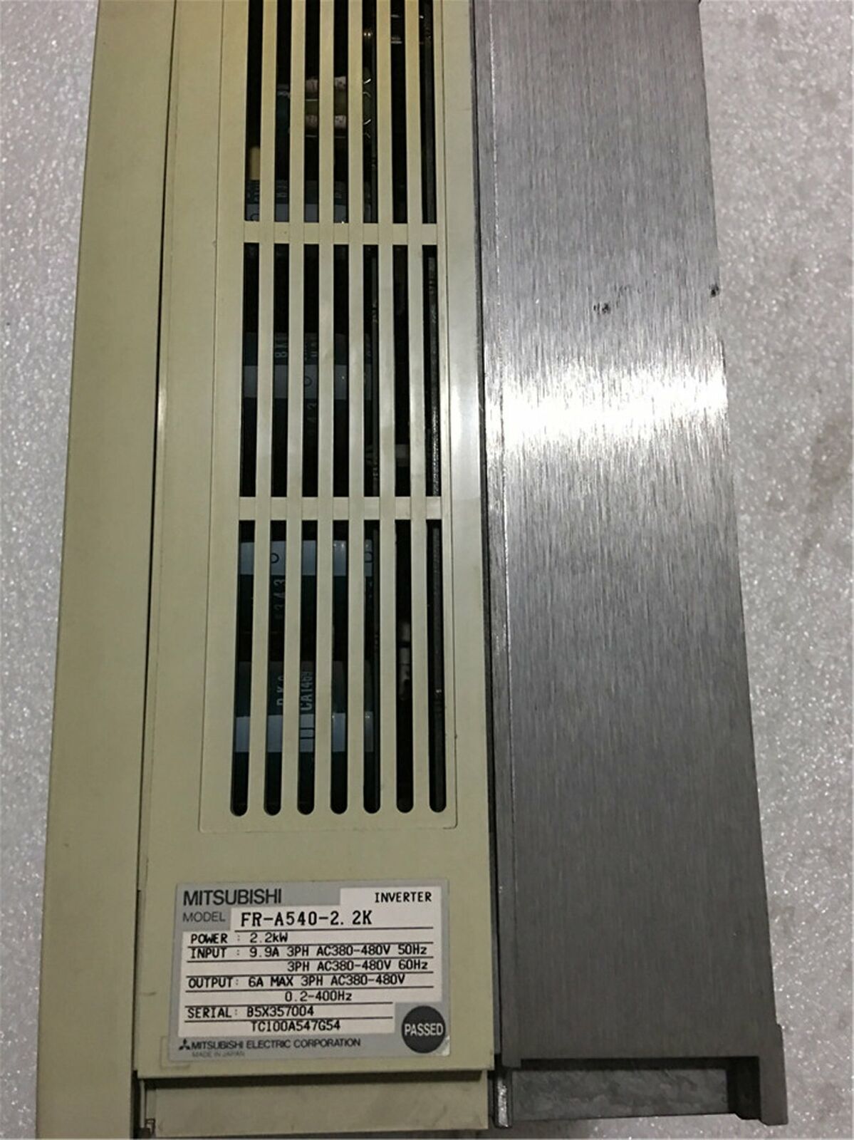 Mitsubishi ONE FR-A540-2.2K 380V 2.2KW Inverter Testing In Good Condition - MITSUBISHI