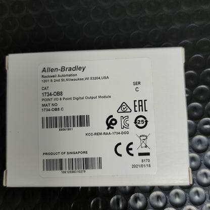 AB 1734-OB8 Ser C Point 8-Point Digital Output Module Allen-Bradley 1734-OB8 - ALLEN-BRADLEY