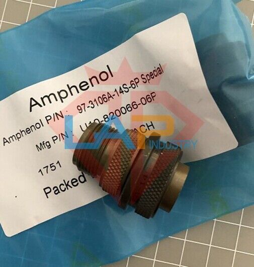 Amphenol 97-3106A-14S-6P 6-Way Connector - 1 Piece - AMPHENOL