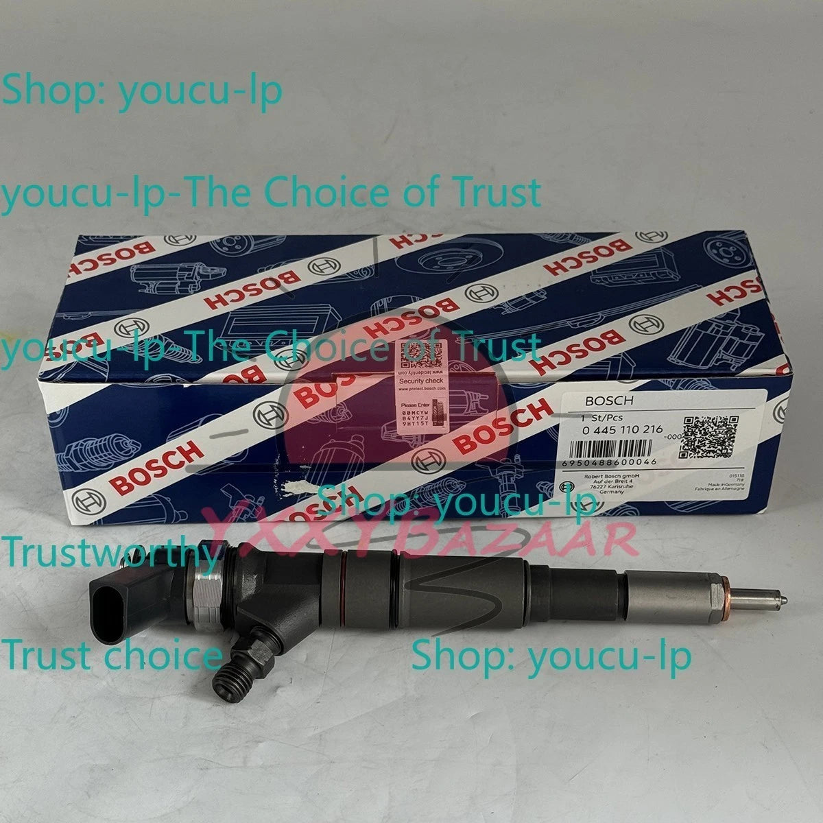 4PCS Diesel Fuel Injector for BMW 320d 330d 530d X3 X5 3.0d 0445110216 7793836