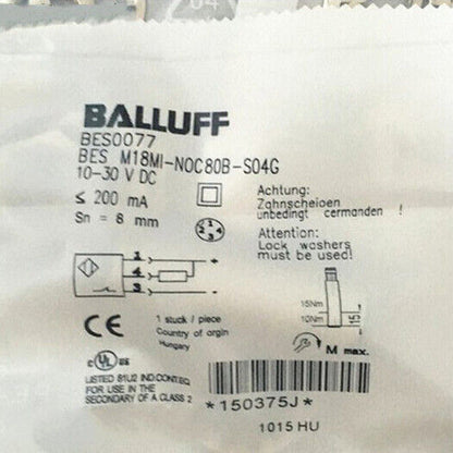 Proximity sensor M18MI-NOC80B-S04G - BALLUFF