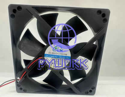 KX Fan DC FAN:KX-12025 FAN DC 18V 12025 12cm 2 WIRE COOLING FAN 1z,k8p