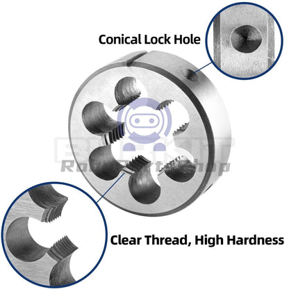 13/16"-18 UNS Tap and Die Set Right Hand,13/16 x 18 UNS Thread Tap and Round Die