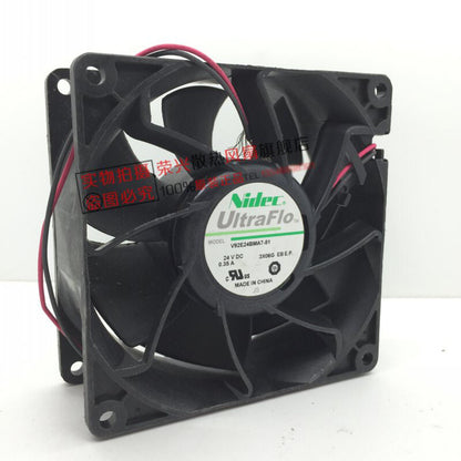 NIDEC V92E24BMA7-51 24V 0.35A 9cm 2-wire inverter cooling fan