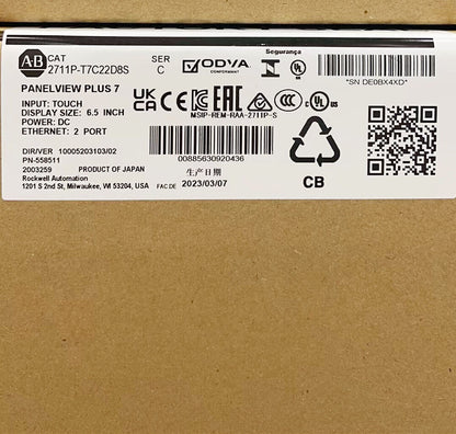 2711P-T7C22D8S New Sealed Allen-Bradley Pnlview Plus 7 Catalog - ALLEN-BRADLEY