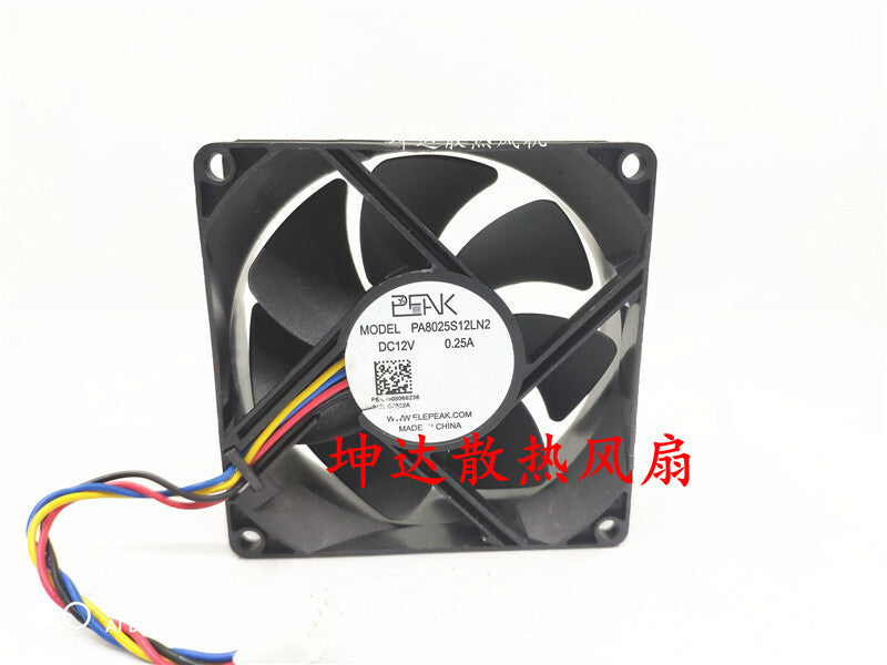 ELEPEAK PA8025S12LN2 DC12V 0.25A 8CM 8025 inverter cooling fan