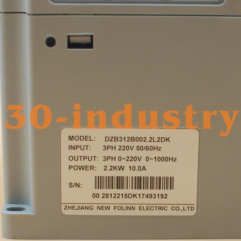NEW FULING 2.2KW Engraving Spindle Inverter DZB312B002.2L2DK 220V - FULING