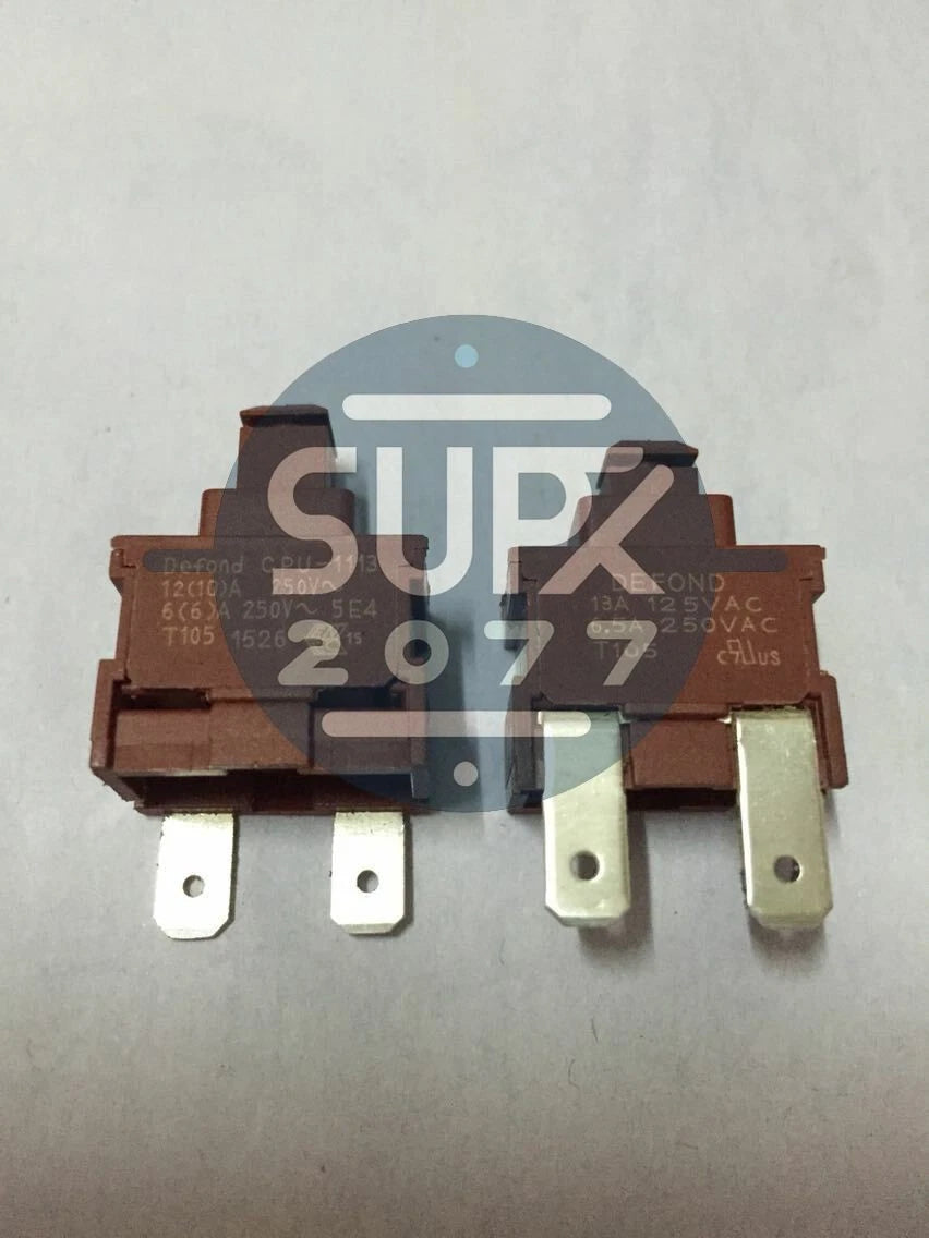 1pcs DEFOND CPU-1113 Power ON OFF Switch Push Botton 2 Pin 13/6.5A 125/250VAC #s