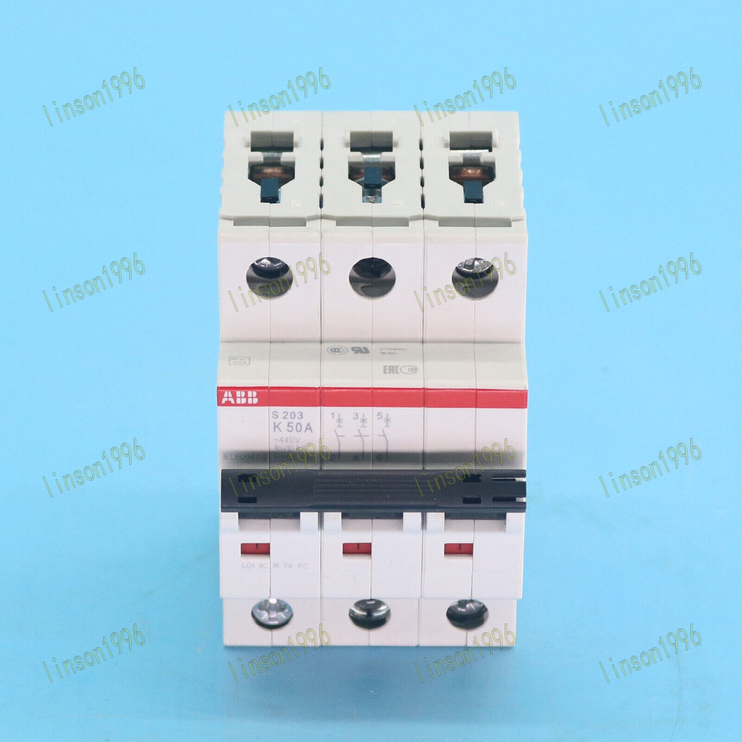 ABB S203-K50 3P K 50A Circuit Breaker - ABB