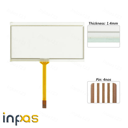 new for Touch Screen Glass GT02 AIG02MQ03D AIG02MQ23D +Protective film
