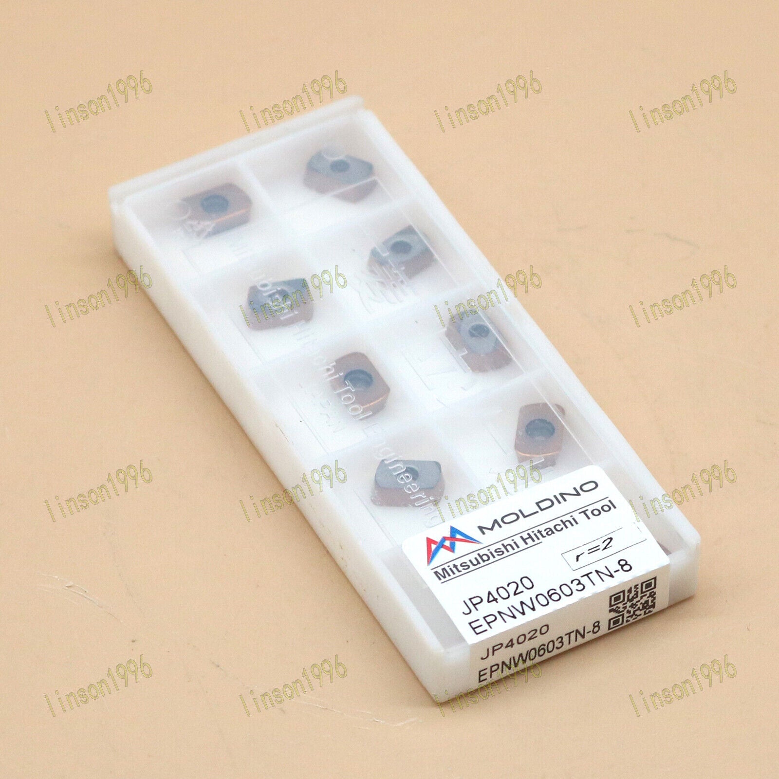 10-Piece Hitachi CNC Blade Set EPNW0603TN-8 JP4020 In Box - HITACHI