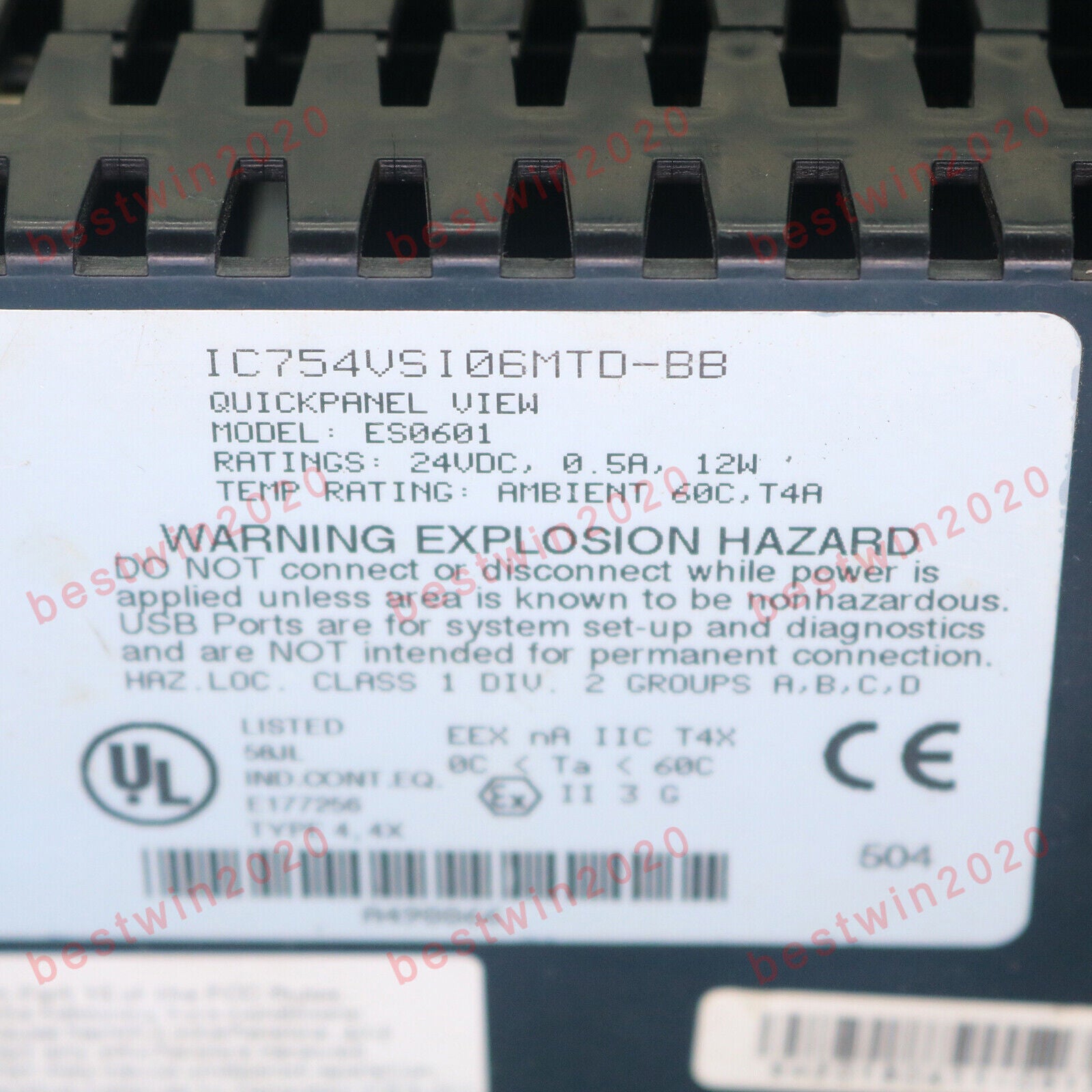 used For GE Fanuc IC754VSI06MTD-BB touch screen - GE FANUC