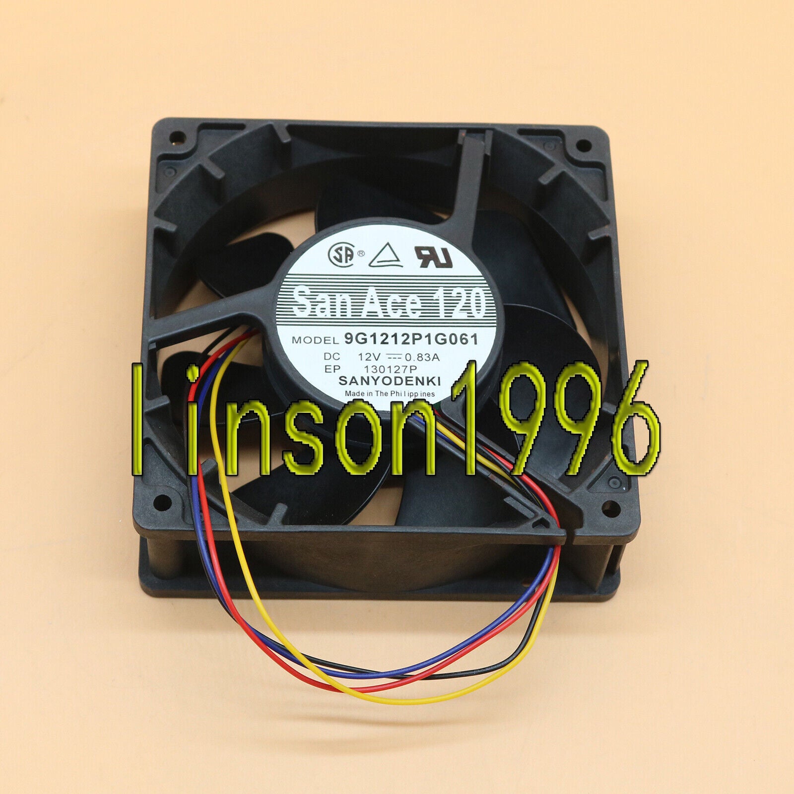 new 1PC  For Sanyo 9G1212P1G061 12V 0.83A Cooling Fan Spot Stocks Sanyo