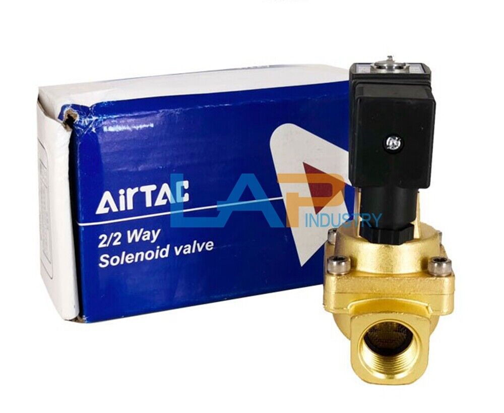 new 1PCS  FOR AirTAC solenoid valve 2W25025 2W25025A AC220V AirTAC