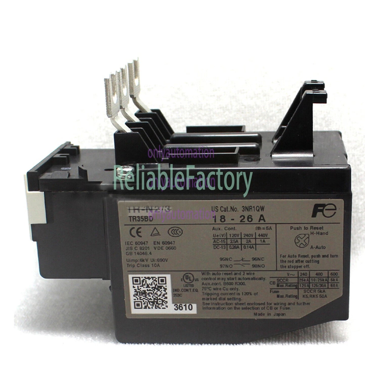 FUJI TR-N2/3 Thermal Overload Relay 24-36A 1PCS