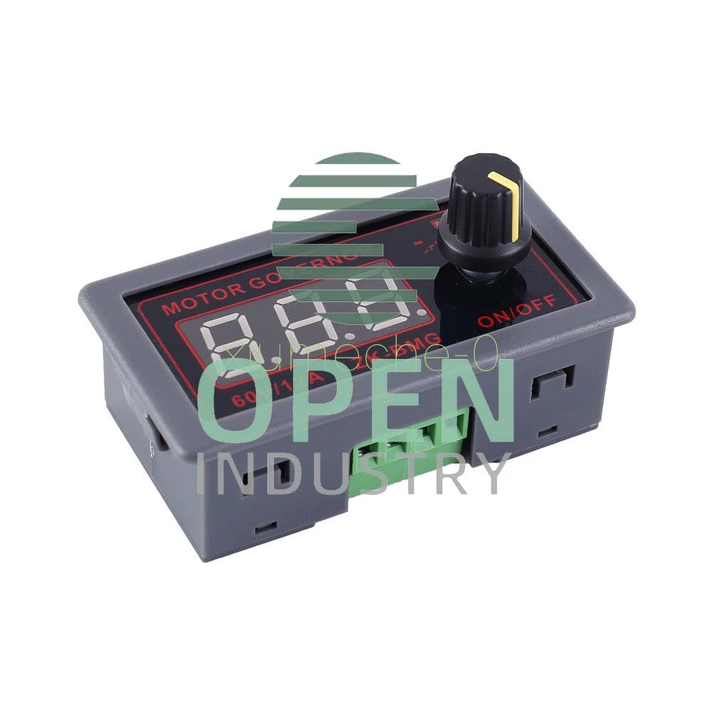 PWM 12A 500W 9-60V DC Motor Speed Governor Controller Switch BMG Digital Display