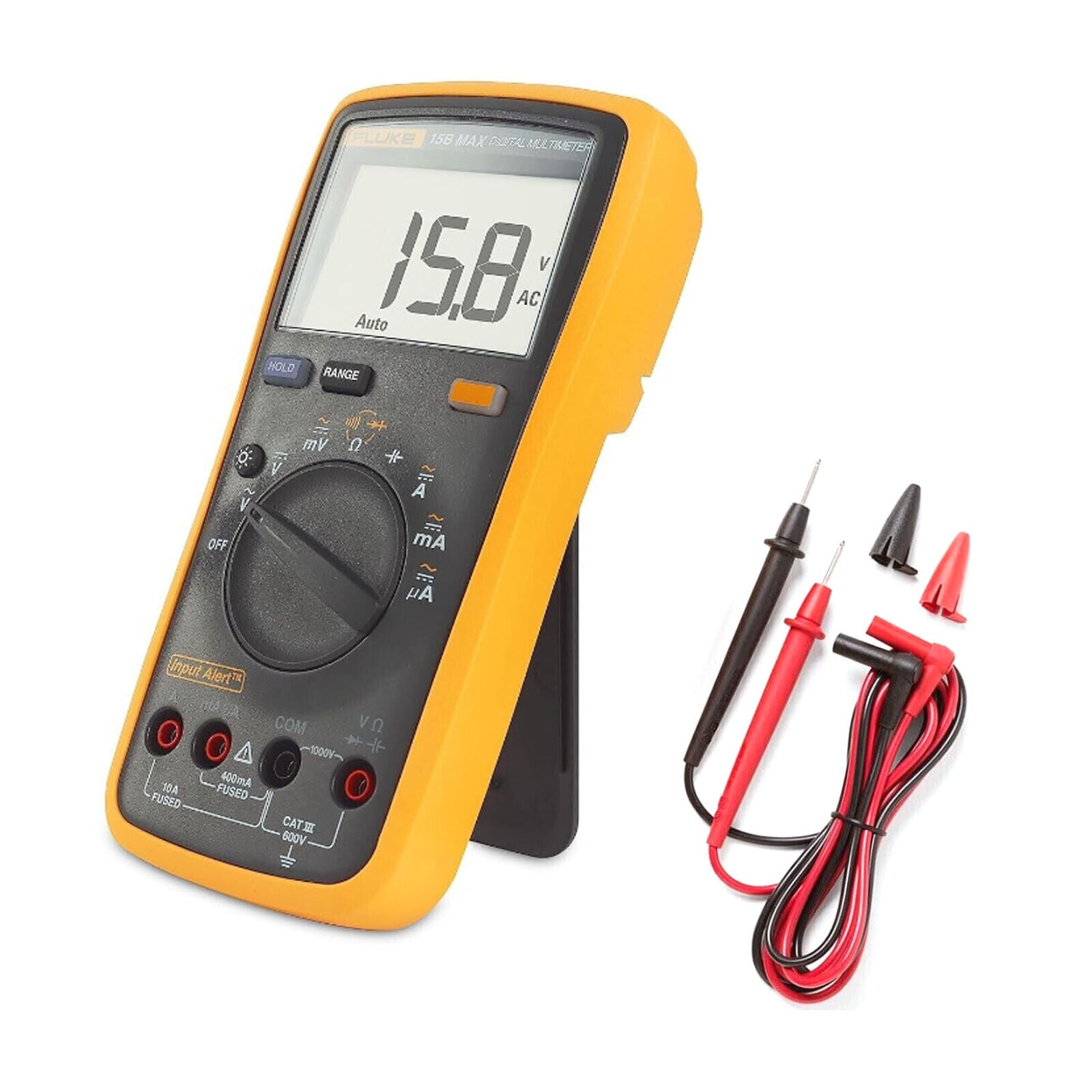 Fluke 15B MAX-01, 1-Year! - High-precision multimeter with advanced features - FLUKE