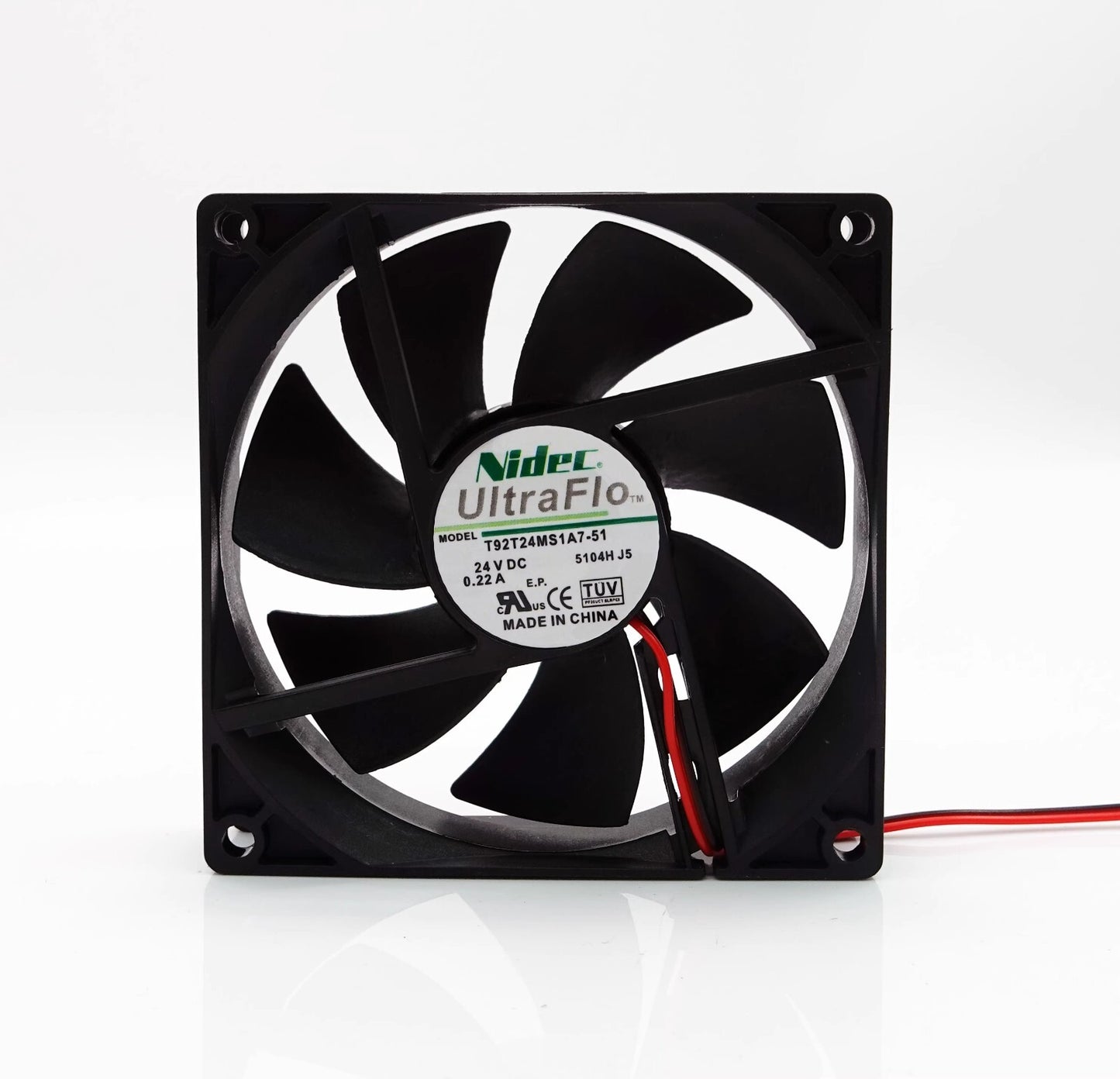 NIDEC T92T24MS1A7-51 9025 DC24V 0.22A 2-Wire Inverter Cooling Fan