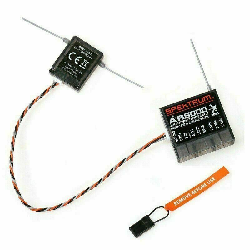 For Spektrum DX7s DX8 DX9 Dx18 2.4GHz AR8000 8CH Receiver Extended DSMX Channel