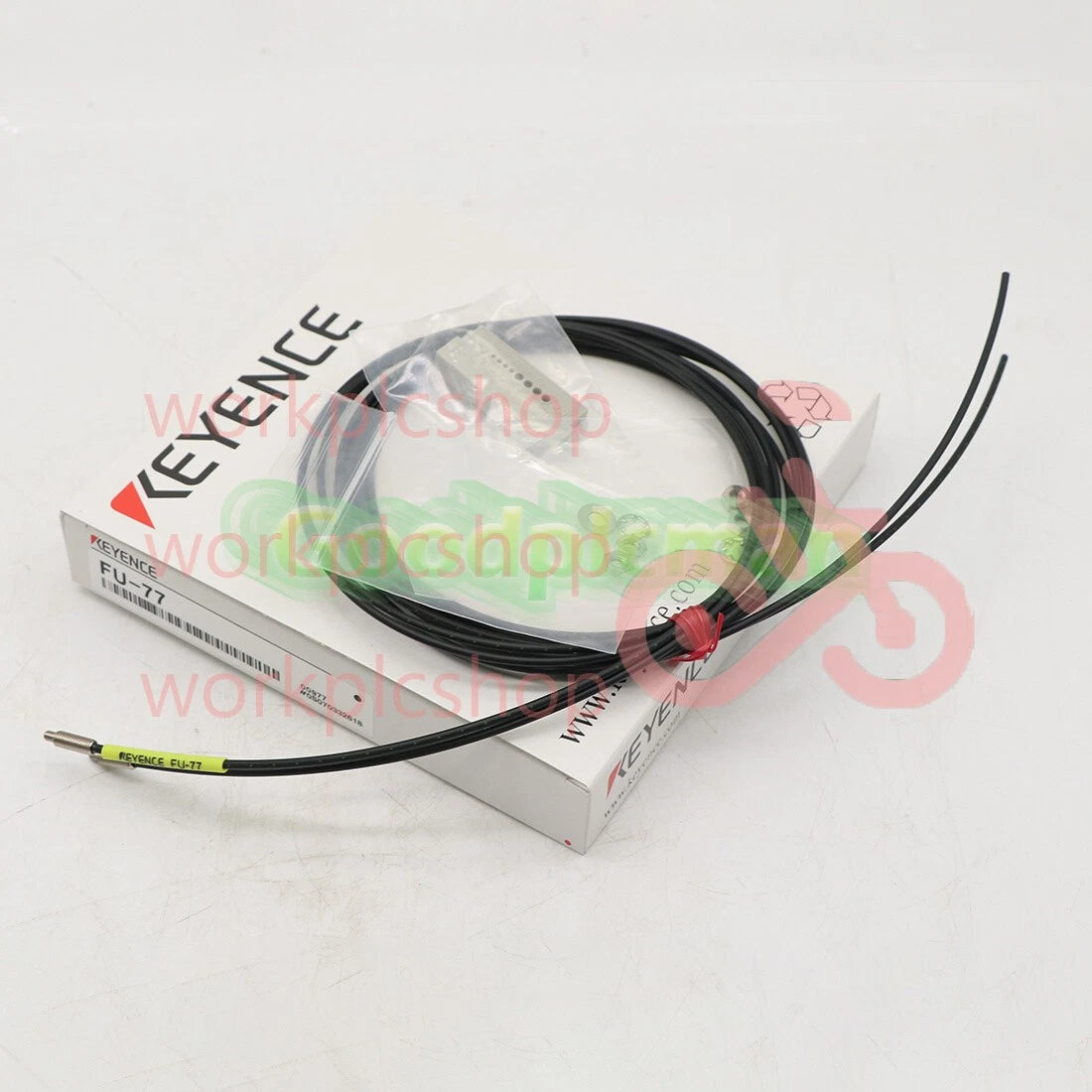 Keyence FU-77 Fiber Optic Sensor FU77 Cable length 10M 1Pcs/