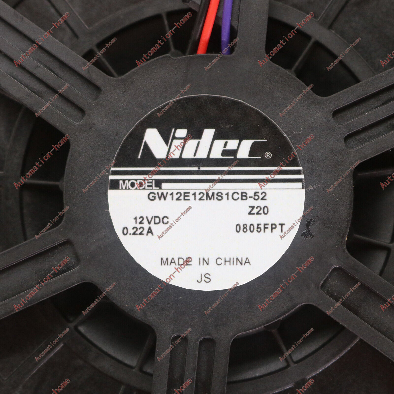 12V 0.22A Refrigerator Nidec GW12E12MS1CB-52 - NIDEC