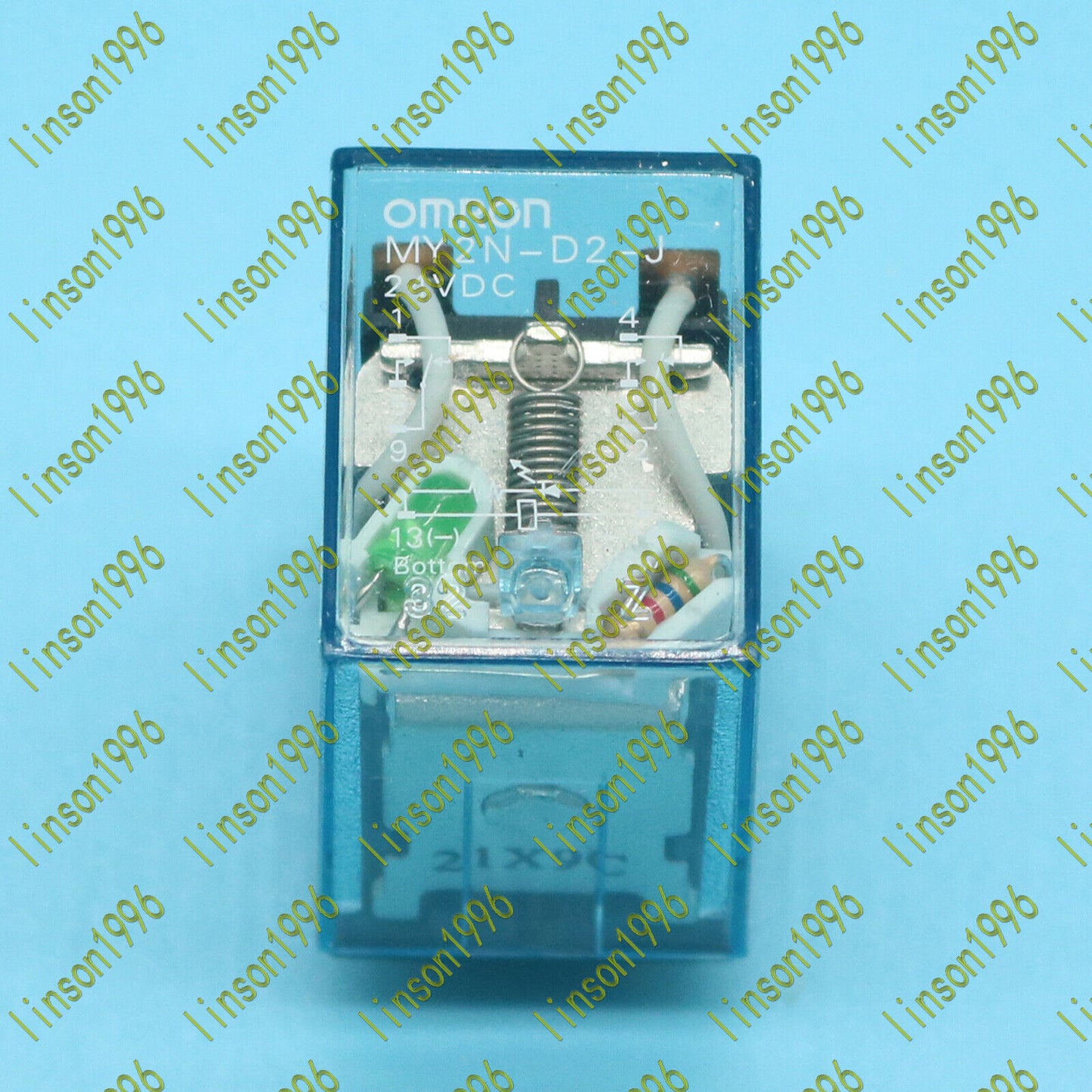 10-Piece 12V Omron Relay MY2N-D2-J 24VDC In Stock - OMRON