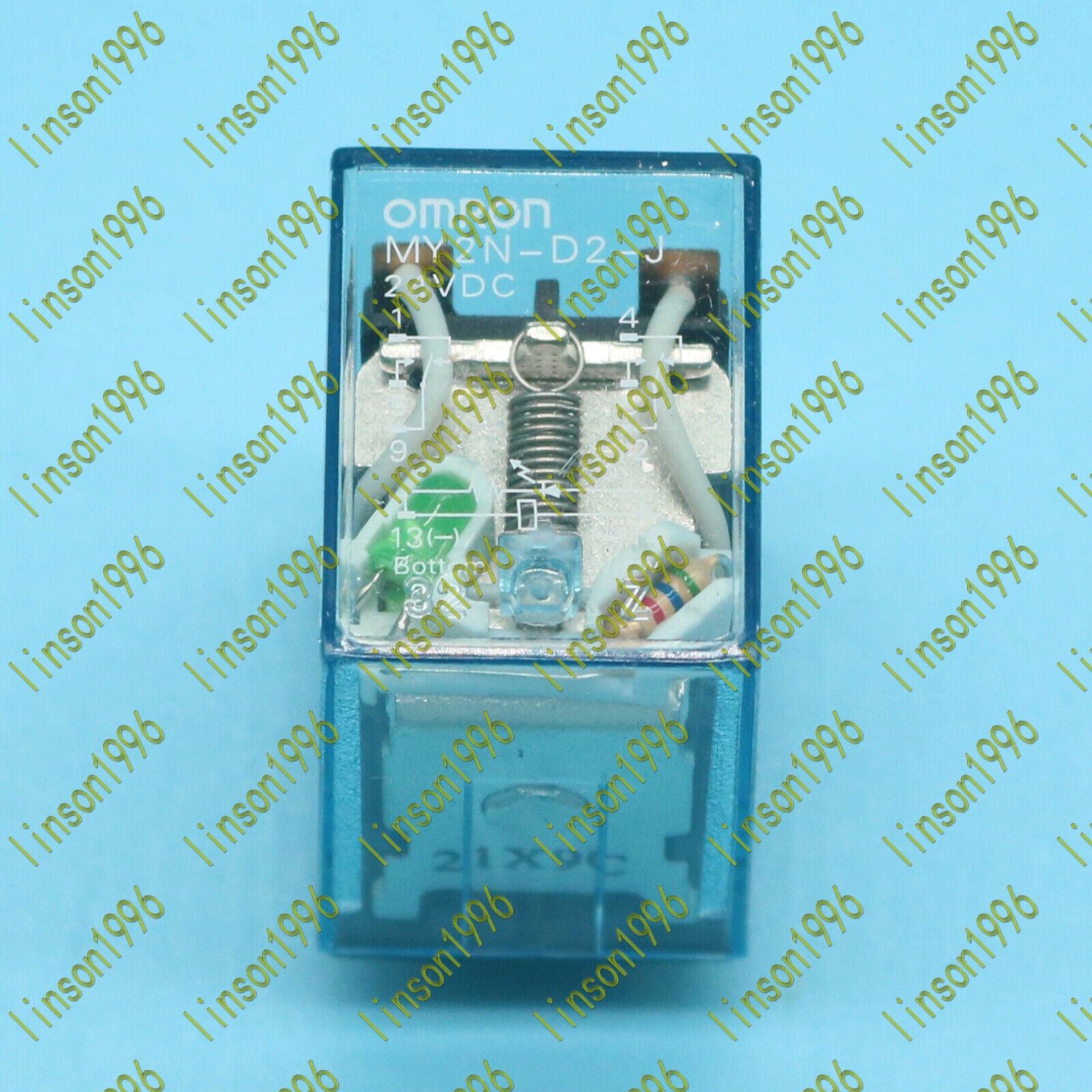 10-Piece 12V Omron Relay MY2N-D2-J 24VDC In Stock - OMRON