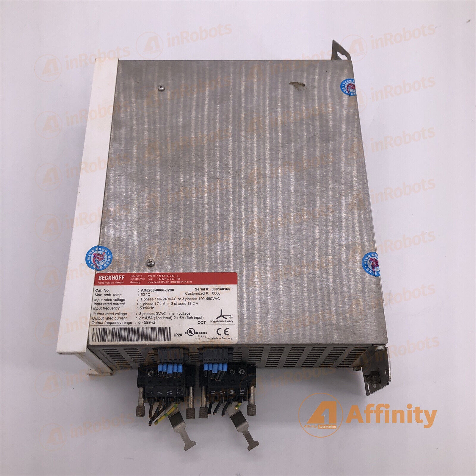 used AX5206-0000-0200 Tested In Good Servo Driver Fast 1pc