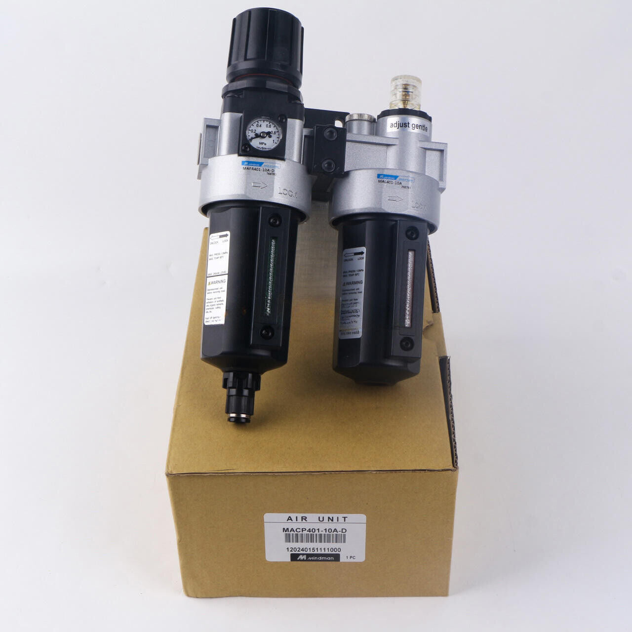 new 1PCS Mindman MACP401-10A-D AIR REGULATOR UNIT(MAFR401-10A-D+MAL401-10A) - MINDMAN