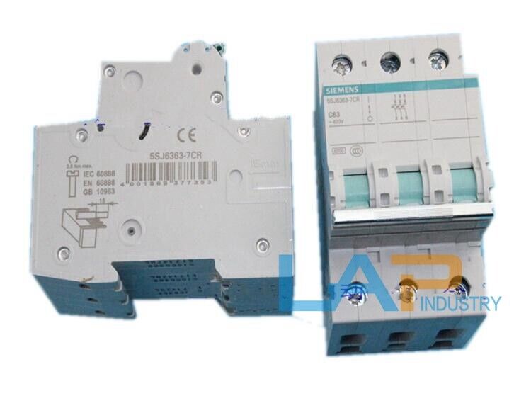 new 1PC FOR SIEMENS Circuit Breaker 5SJ6363-7CR 3P 63A  IN BOX