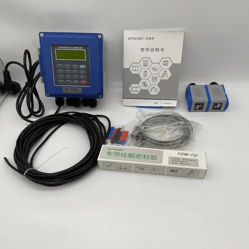 new TUF-2000B Ultrasonic Flow Meter Liquid Flowmeter TM-1 TS-2 Transducer - OMRON