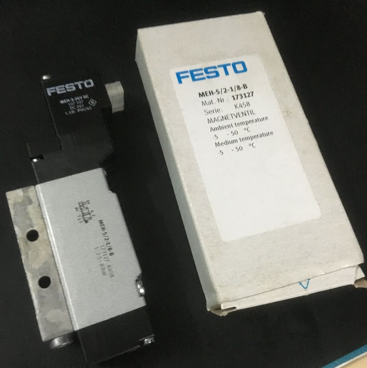 FESTO MEH-5/2-1/8-B Solenoid Valve - FESTO