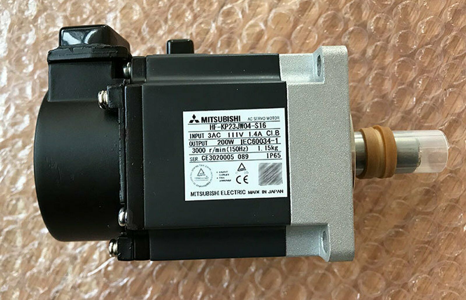 Mitsubishi AC Servo Motor HF-KP23JW04-S16 1-Year Warranty - MITSUBISHI