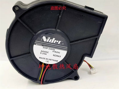 Nidec D09F-24SS2 01B 9733 DC24V 0.25A 9CM 3-Pin Turbo Cooling Fan