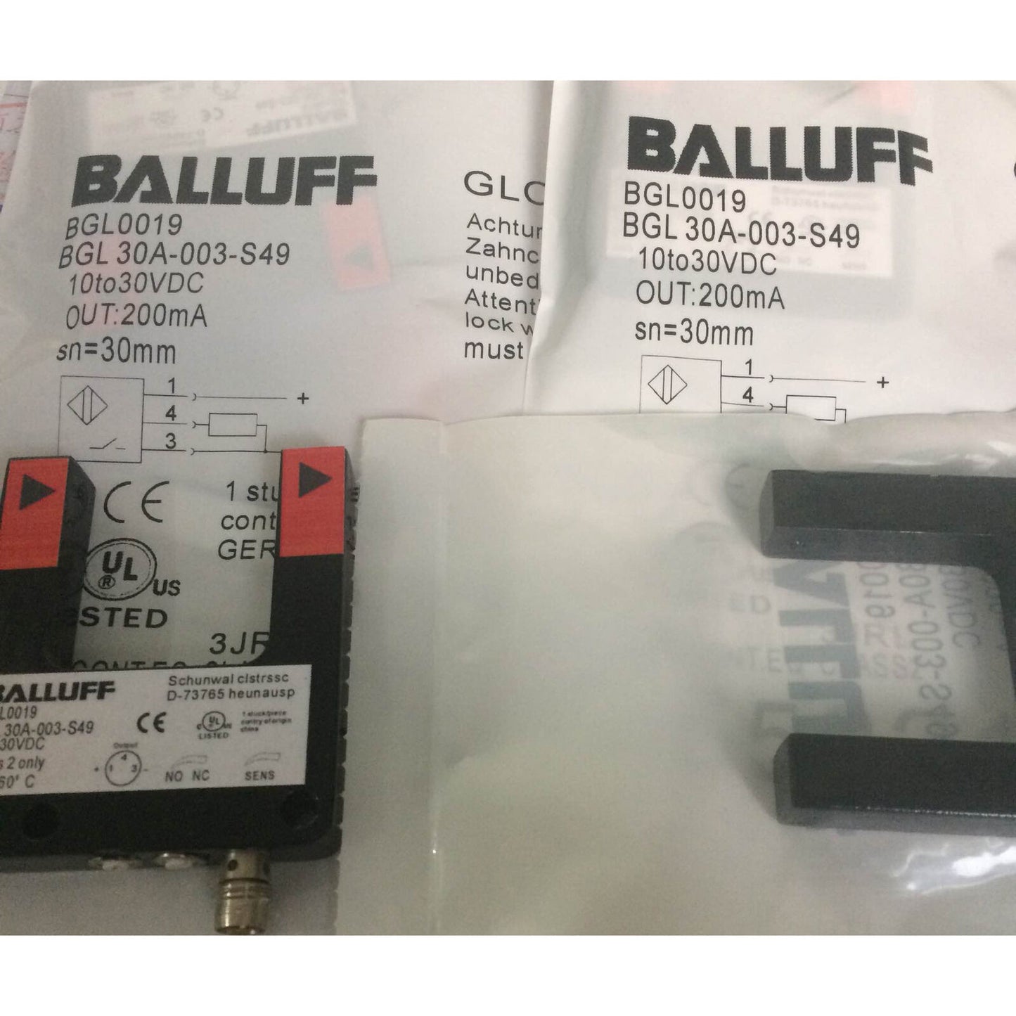 1PC BALLUFF Photoelectric Switch BGL 30A-003-S49 - BALLUFF