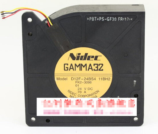 1pcs  Nidec GAMMA32 D12F-24BS4 11BH2 12CM 12032 24V 0.70A Turbo Cooling Fan