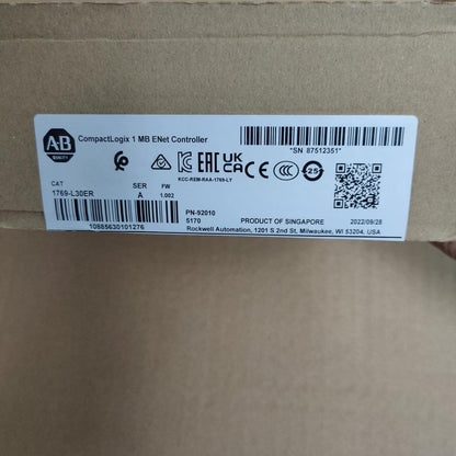 Allen Bradley 1769-L30ER CompactLogix Controller 1 MB ENet 1769 L30ER - ALLEN BRADLEY