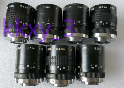 used 1 pcs pentax cosmicar 12.5mm 1.4 c-mount industrial lens tested - PENTAX