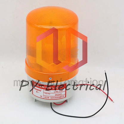LTE-1101 DC 24V Traffic Industrial Strobe Yellow Signal Warning Light 1PCS