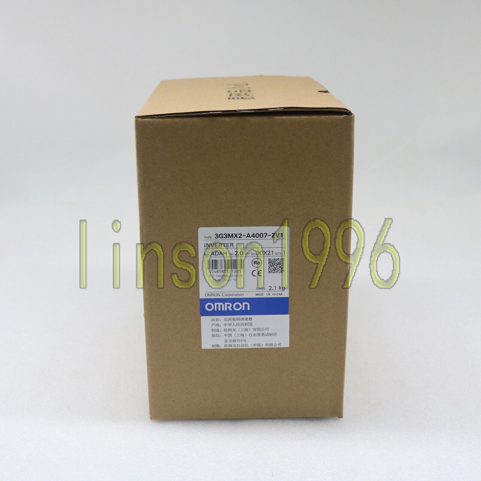 ONE OMRON 3G3MX2-A4007-ZV1 frequency converter - ONE OMRON