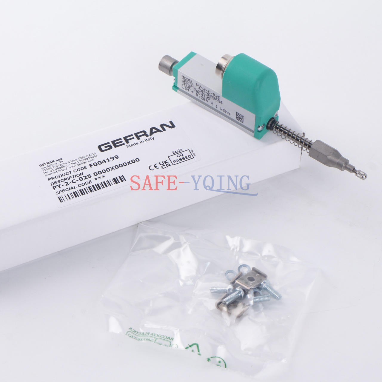 1PCS GEFRAN Displacement Sensor PY-2-C-025