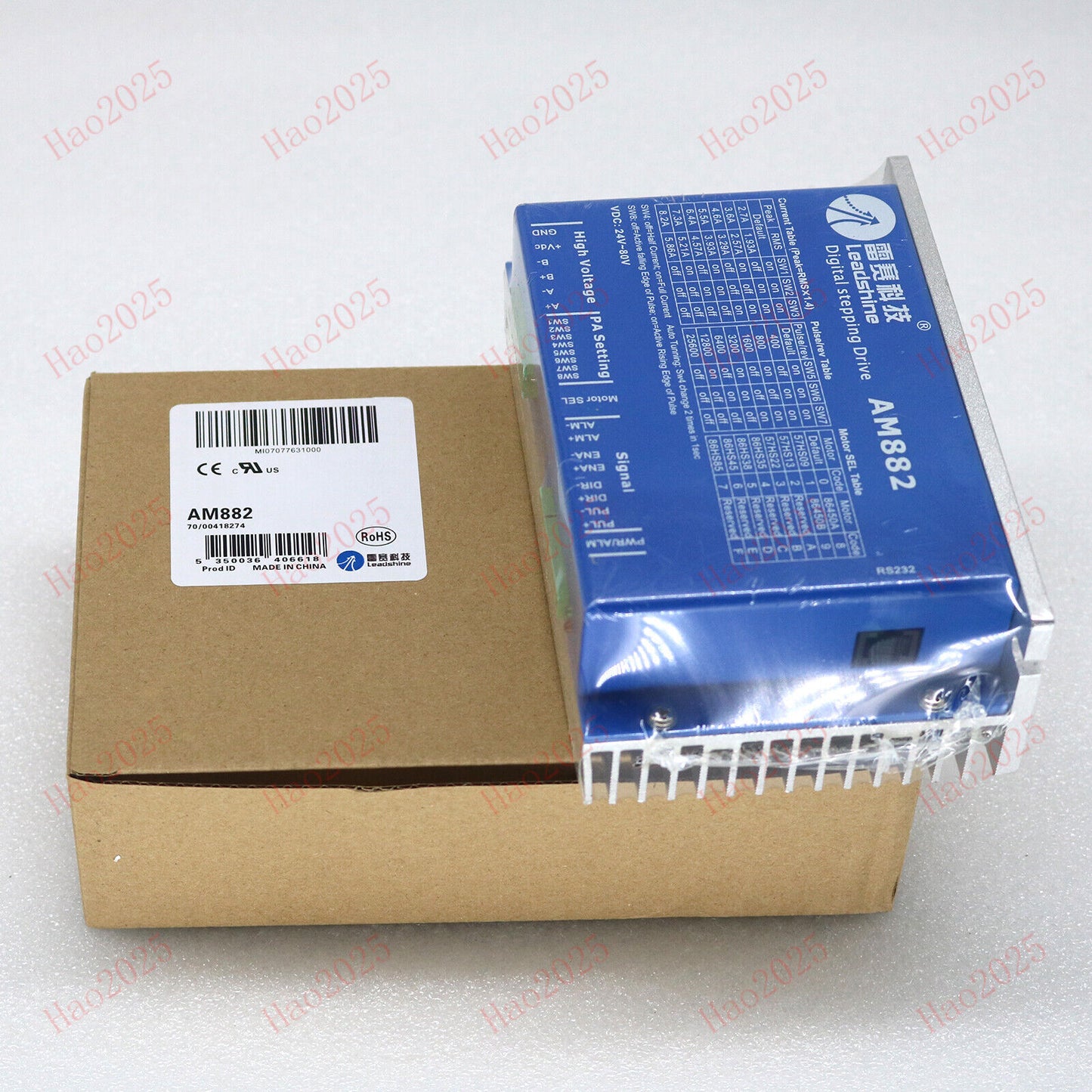 new AM882 Leadshine Stepper Motor Driver 80V 8.2A with Sensorless Detection SHIP - LEADSHINE