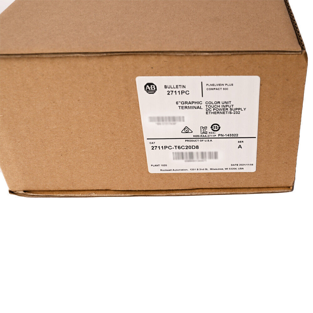 Allen Bradley PanelView Plus Compact 600 NEW in Box - A. ALLEN BRADLEY