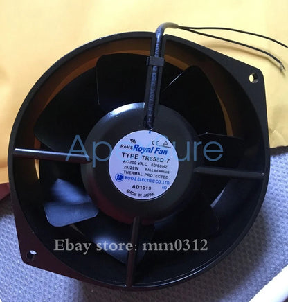 1PC ROYALFAN TR655D-7 220V 29/29W High temperature resistant fan