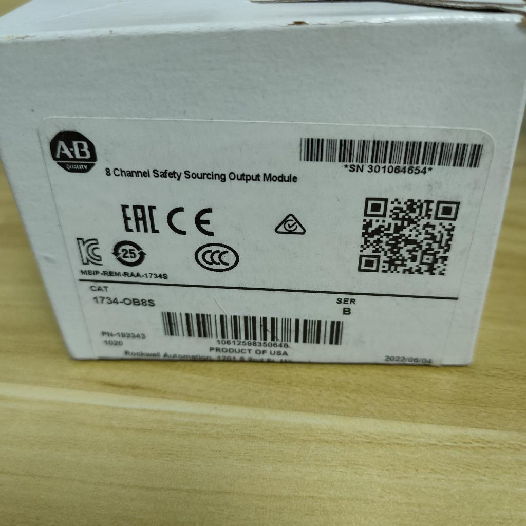 Allen-Bradley 1734-OB8S Point 8 Point Safety Output Module Factory Sealed - ALLEN-BRADLEY