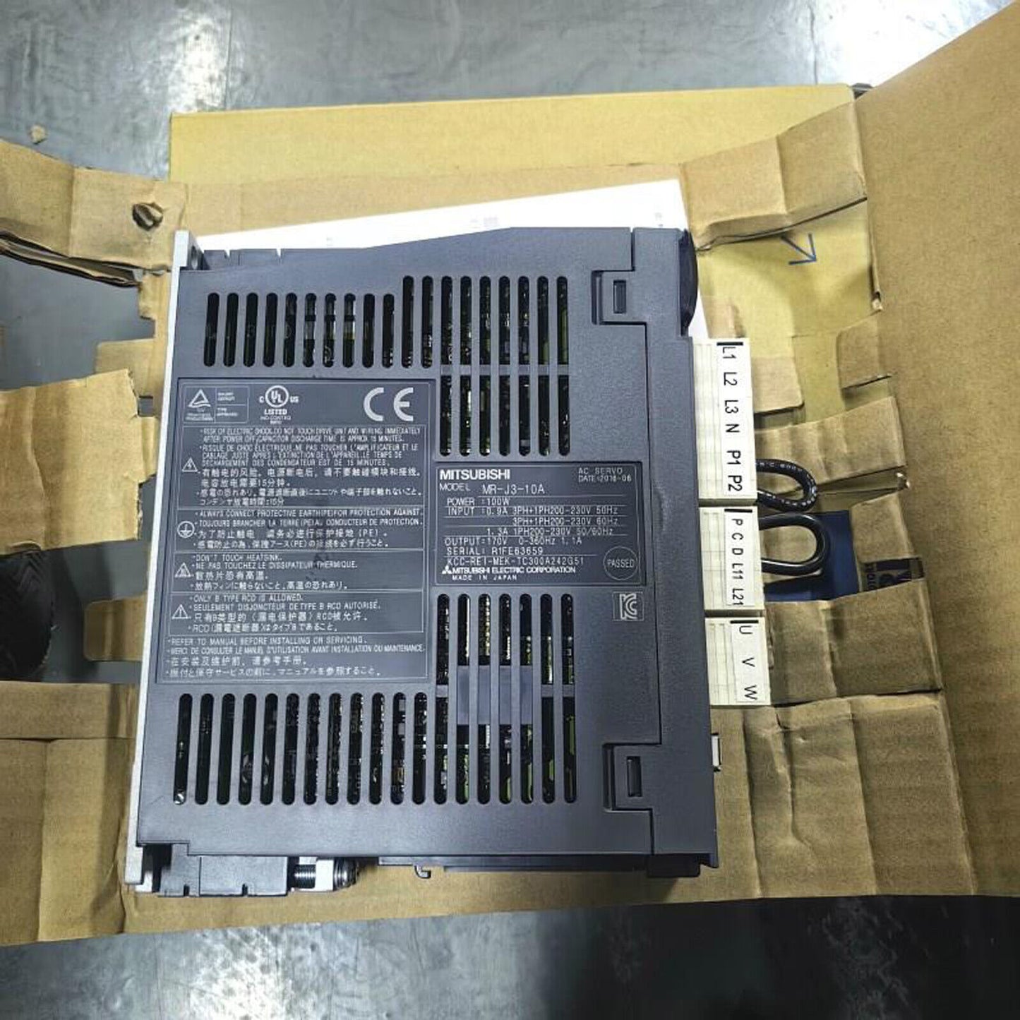 Mitsubishi MR-J3-10A Servo Drive MRJ310A 1 Year - MITSUBISHI