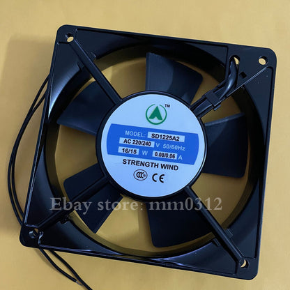 1pcs SD1225A2 220/240V 16/13W 12025 12CM cabinet cooling fan #KQ02