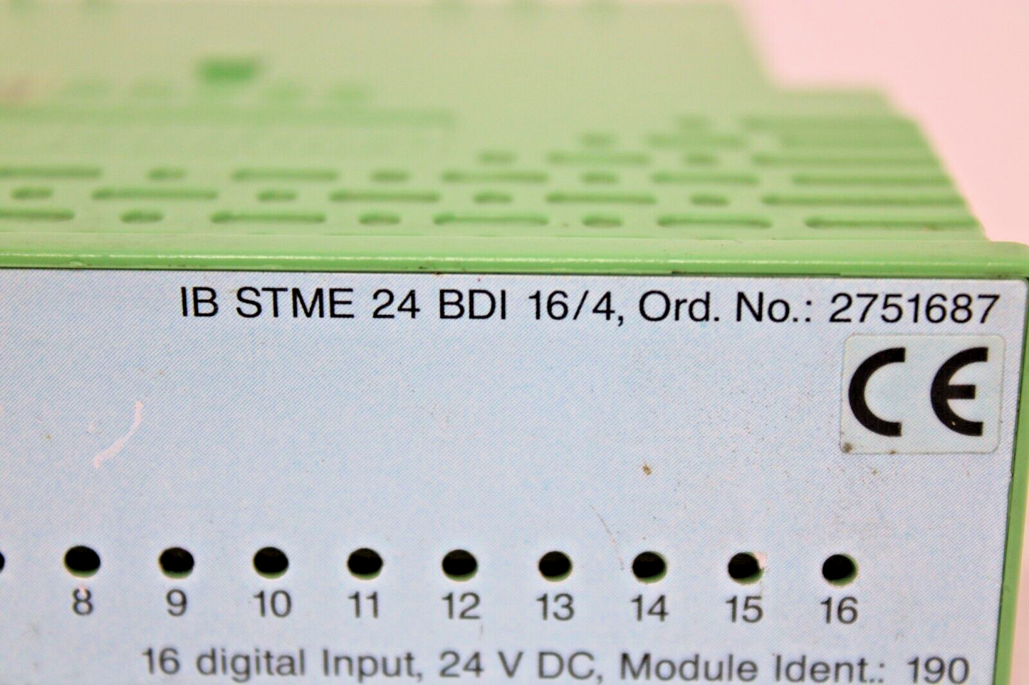 used Phoenix Contact IB STME 24 BDI Digital Input Module 2751687 - PHOENIX CONTACT