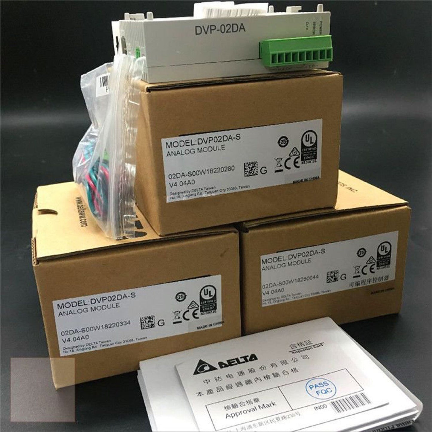 new Delta DVP02DA-S PLC Analog Output Module ping 1PC - DELTA
