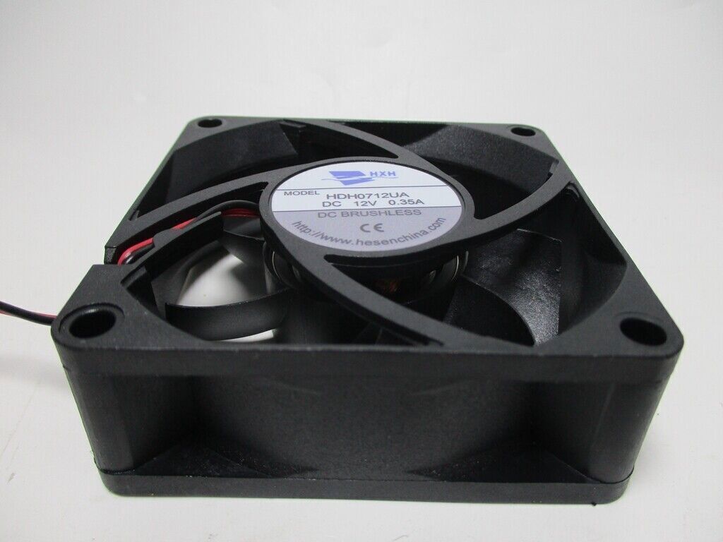 new 1 PCS For HXH Fan HDH0712UA DC12V 0.35A 7025 7CM 2 wire cooling fan - HXH